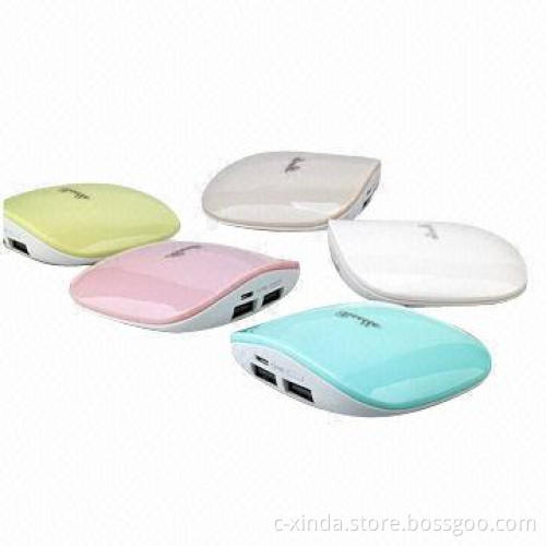 Power Banks with 3000mAh Capacity, 5V DC/1A Input, Various Colors are Available